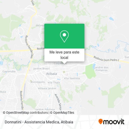 Donnatini - Assistencia Medica mapa