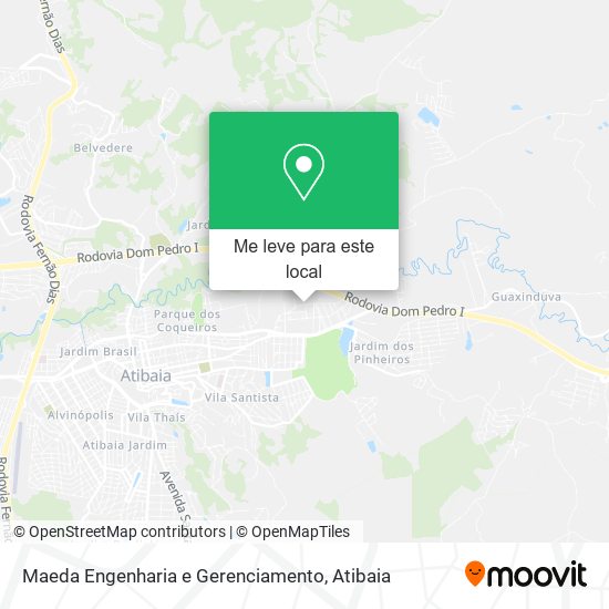 Maeda Engenharia e Gerenciamento mapa