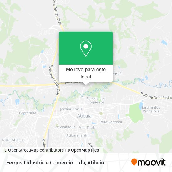 Fergus Indústria e Comércio Ltda mapa