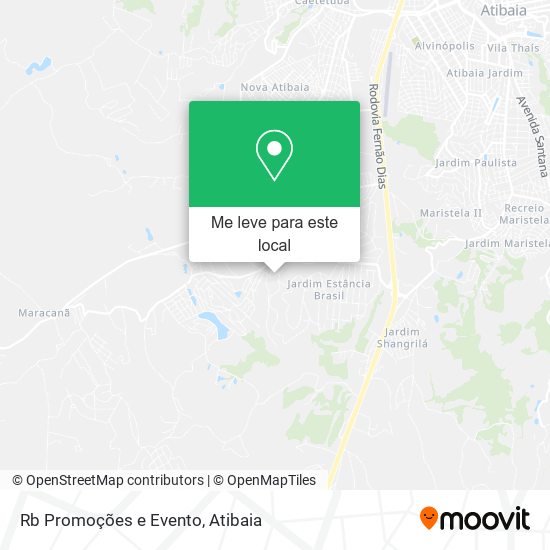 Rb Promoções e Evento mapa