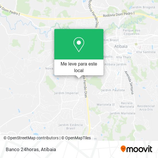 Banco 24horas mapa