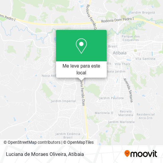 Luciana de Moraes Oliveira mapa