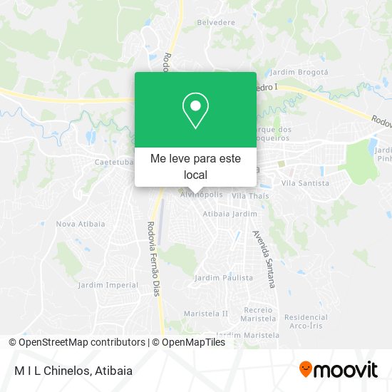 M I L Chinelos mapa