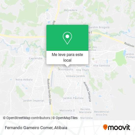 Fernando Gameiro Comer mapa