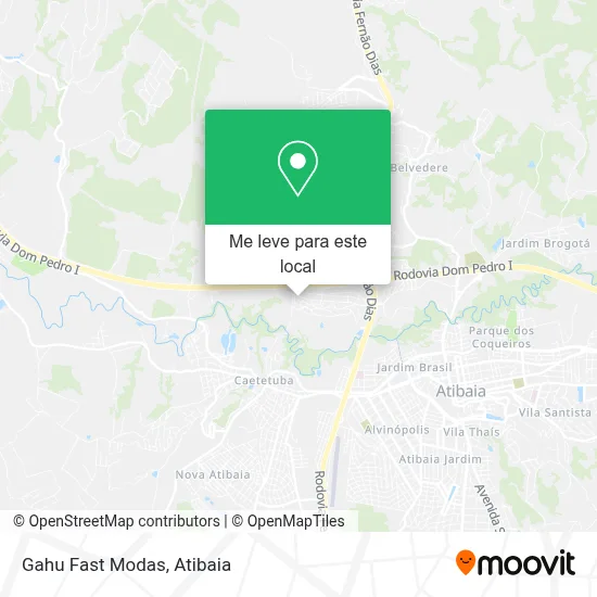 Gahu Fast Modas mapa