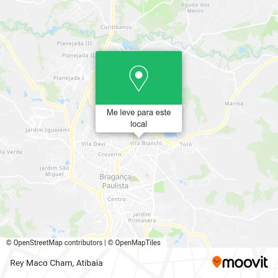 Rey Maco Cham mapa