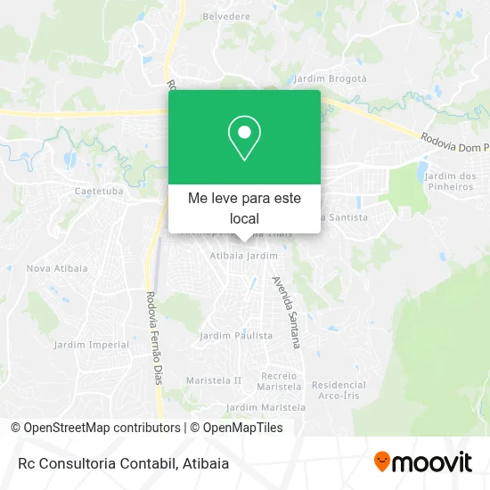 Rc Consultoria Contabil mapa