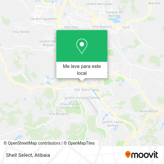 Shell Select mapa