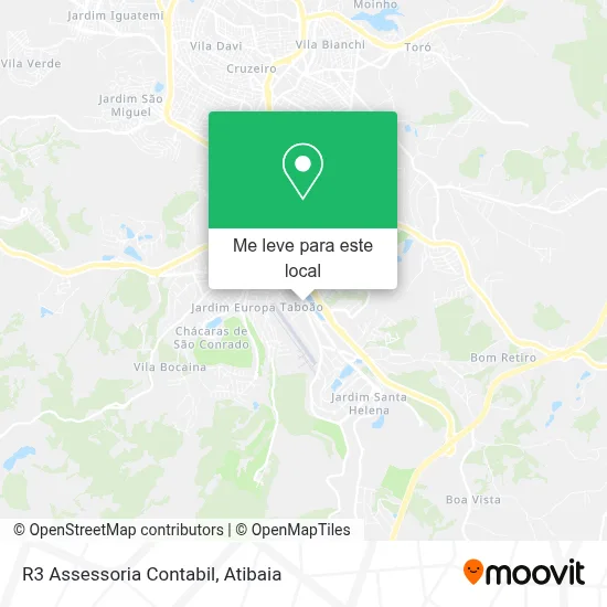 R3 Assessoria Contabil mapa