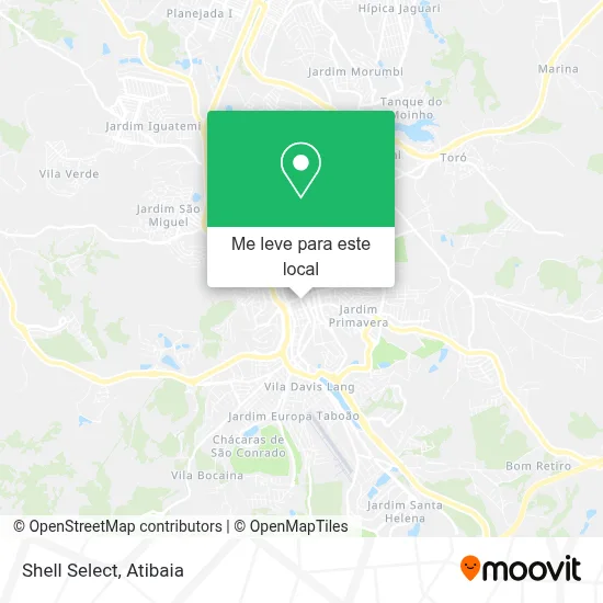 Shell Select mapa