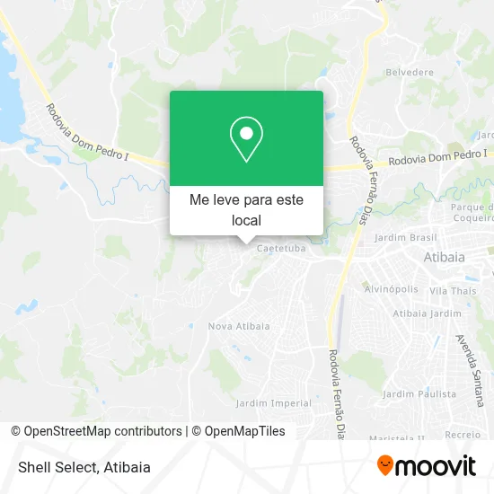 Shell Select mapa
