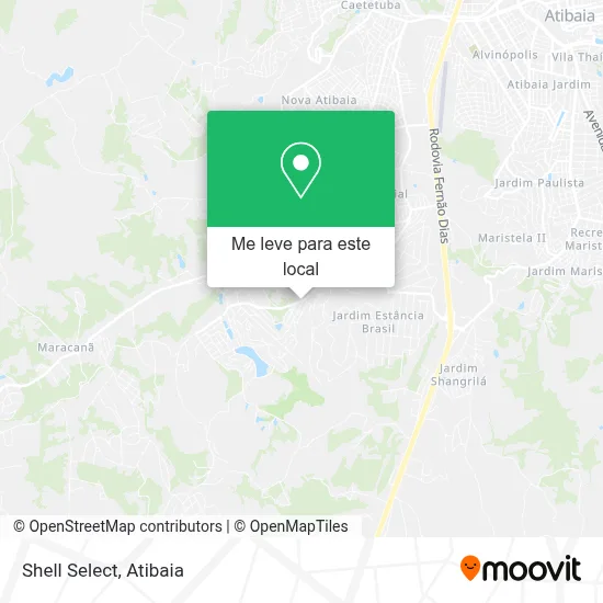 Shell Select mapa