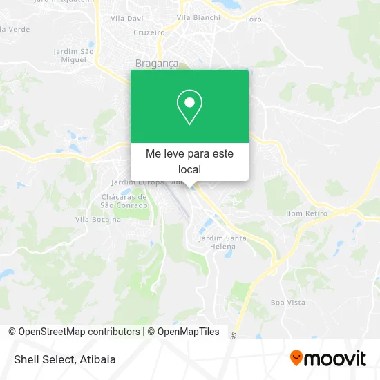 Shell Select mapa