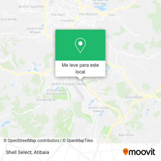 Shell Select mapa