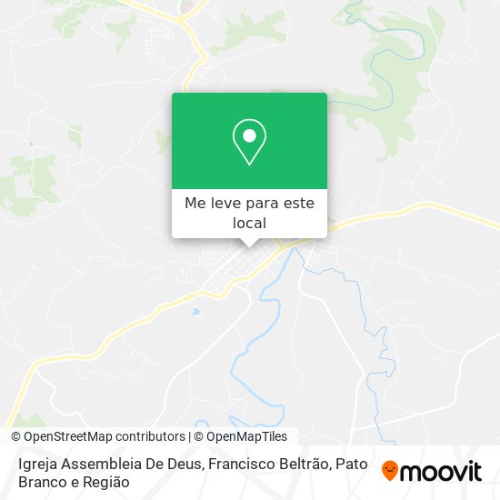 Igreja Assembleia De Deus mapa