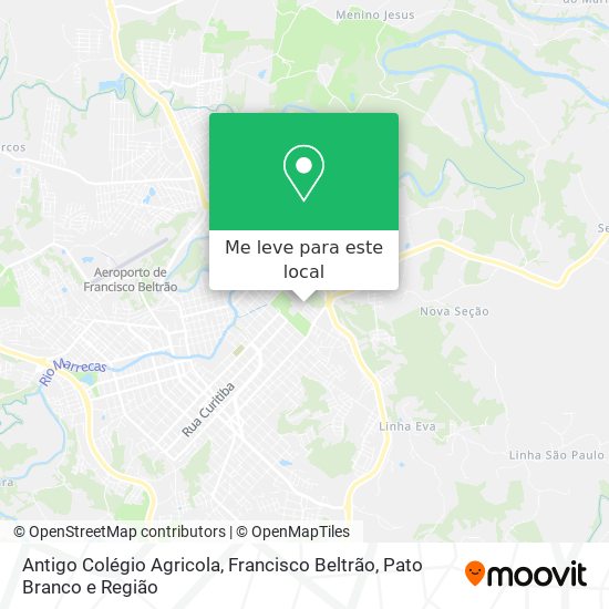Antigo Colégio Agricola mapa