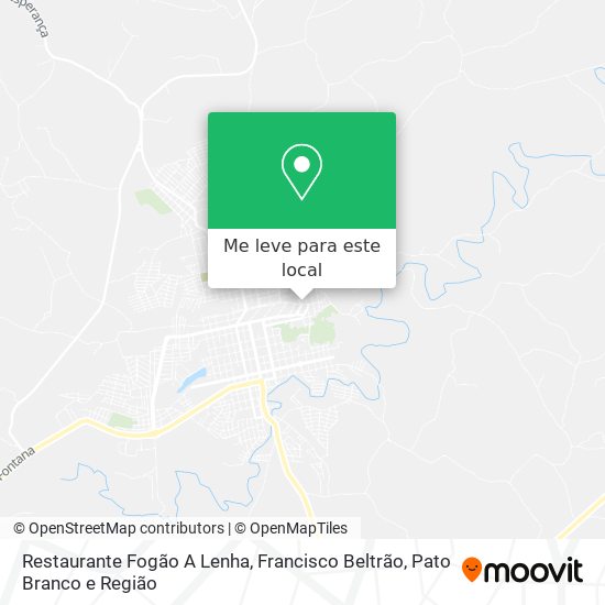 Restaurante Fogão A Lenha mapa