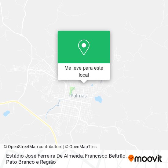 Estádio José Ferreira De Almeida mapa