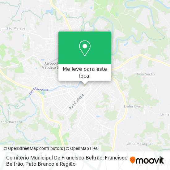 Cemitério Municipal De Francisco Beltrão mapa