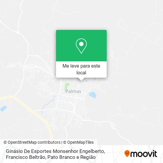 Ginásio De Esportes Monsenhor Engelberto mapa