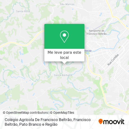 Colégio Agrícola De Francisco Beltrão mapa