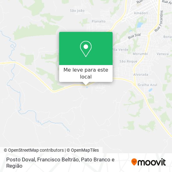 Posto Doval mapa