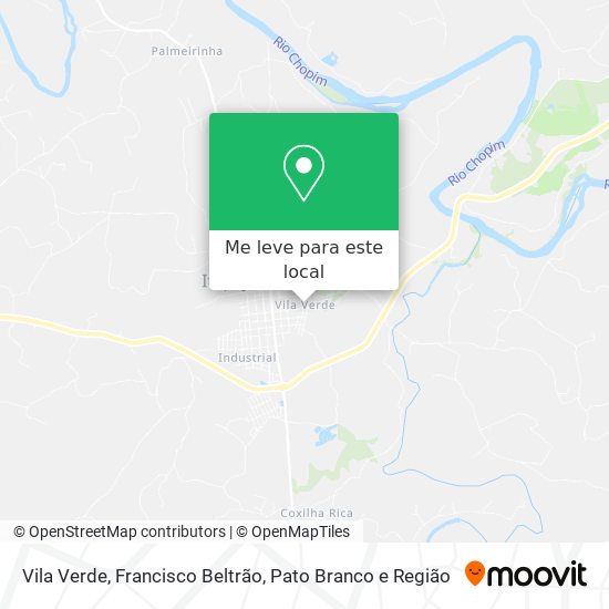 Vila Verde mapa