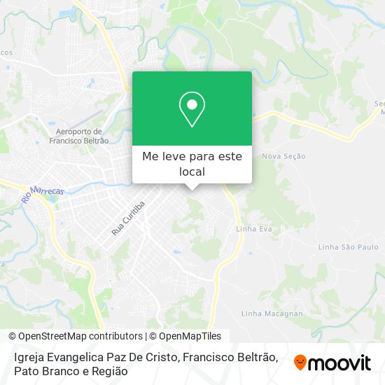Igreja Evangelica Paz De Cristo mapa