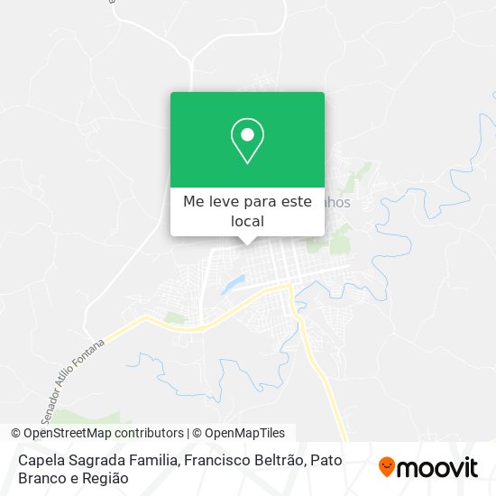 Capela Sagrada Familia mapa