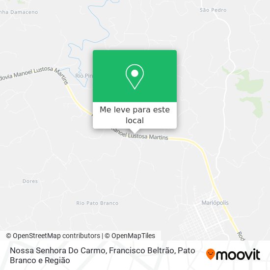 Nossa Senhora Do Carmo mapa