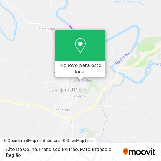 Alto Da Colina mapa