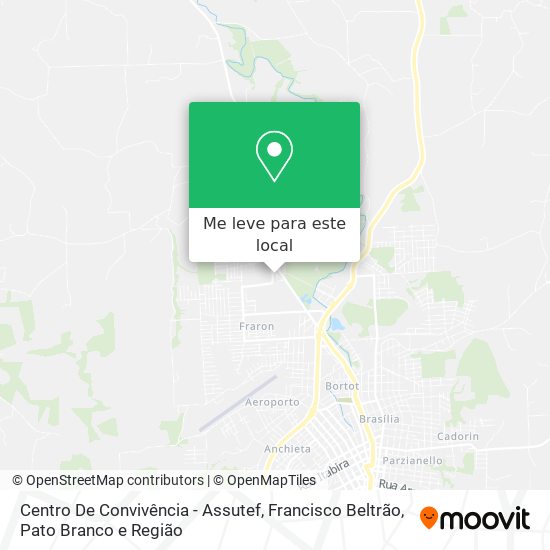 Centro De Convivência - Assutef mapa