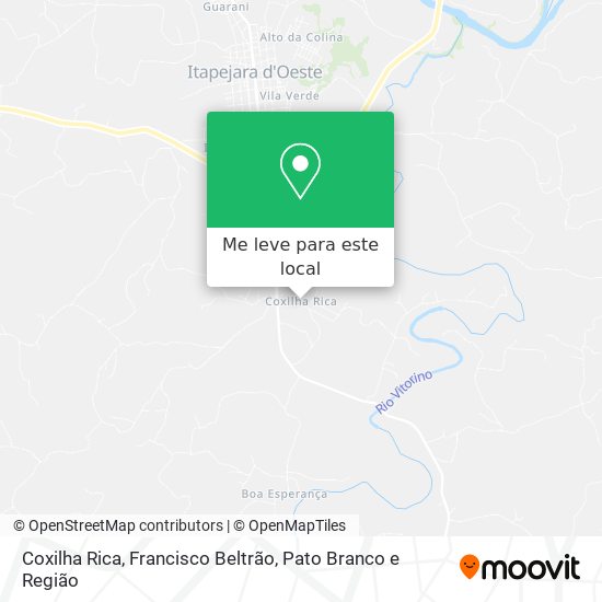 Coxilha Rica mapa