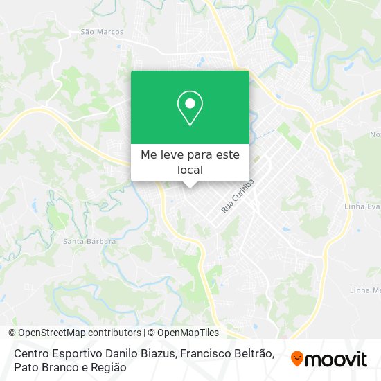 Centro Esportivo Danilo Biazus mapa