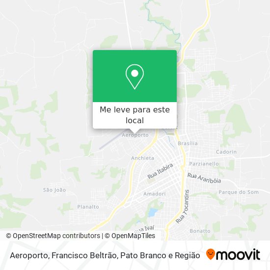 Aeroporto mapa