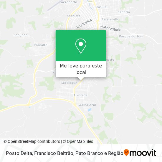 Posto Delta mapa
