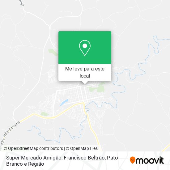 Super Mercado Amigão mapa