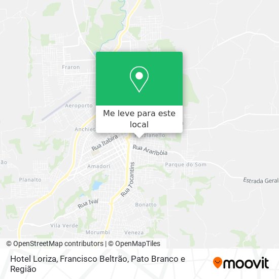 Hotel Loriza mapa