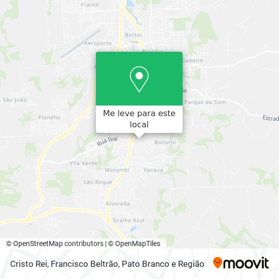 Cristo Rei mapa