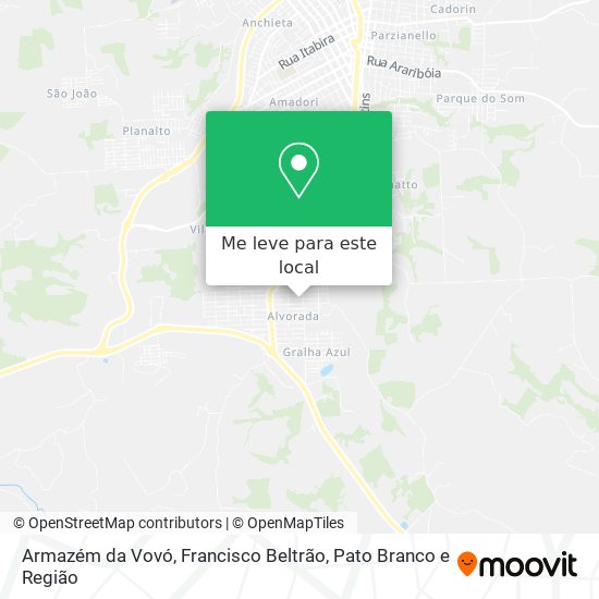 Armazém da Vovó mapa