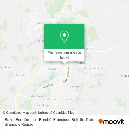 Bazar Econômico - Brechó mapa