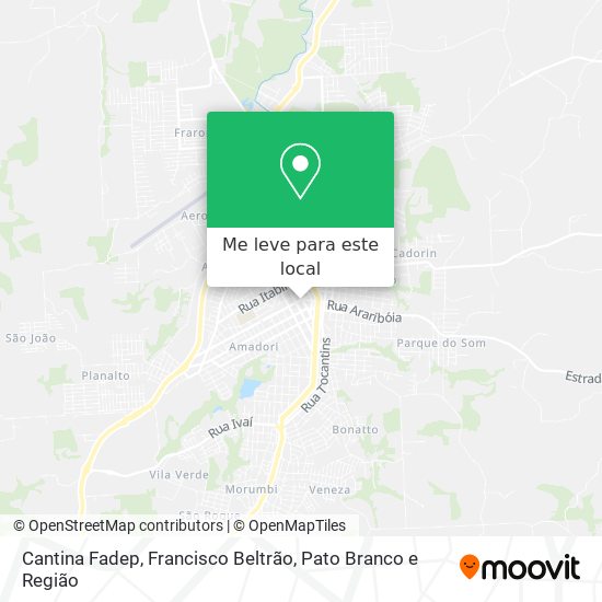 Cantina Fadep mapa