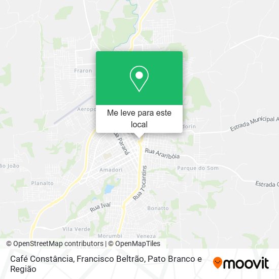 Café Constância mapa