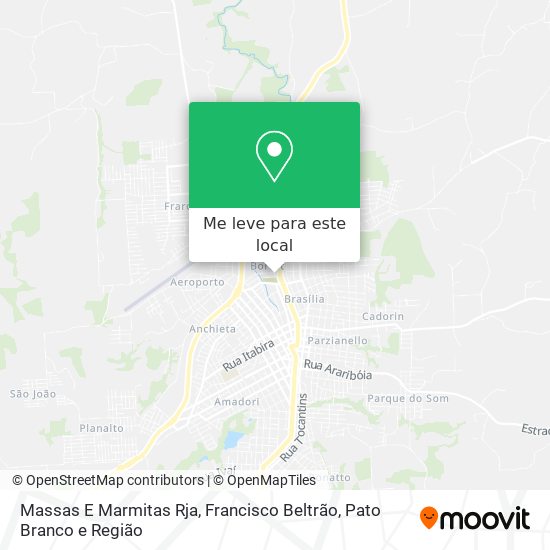 Massas E Marmitas Rja mapa