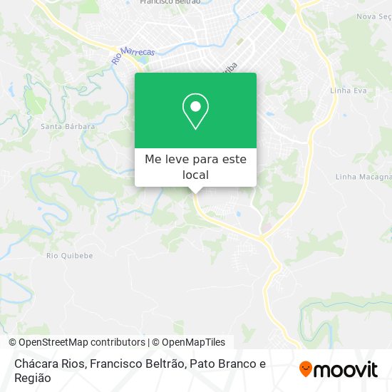 Chácara Rios mapa