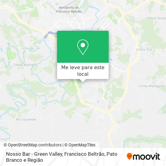 Nosso Bar - Green Valley mapa