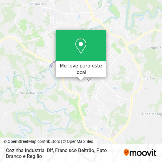 Cozinha Industrial Dlf mapa
