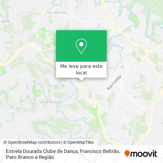 Estrela Dourada Clube de Dança mapa