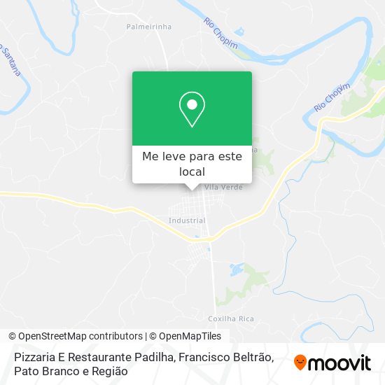 Pizzaria E Restaurante Padilha mapa