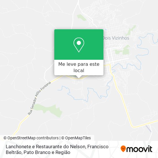 Lanchonete e Restaurante do Nelson mapa